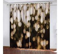 OUSIKA Tende Per Interni 3D Stampa Stampa Con Luci Da Sogno Camera Da Letto Tenda Per Bambini 2 Pezzi Con Occhielli 280x160Cm Soggiorno Finestra Moderne, Tenda Termiche Isolanti Per Il Freddo