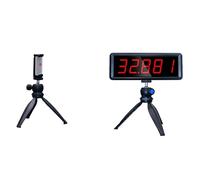 Ousmile Wireless Laser Timer per Gli Sprint, Laser Sprint Timer System per pista 50 metri a spirale, Race Clock Stopwatch per la Corsa Velocità Tranning (1 Set)