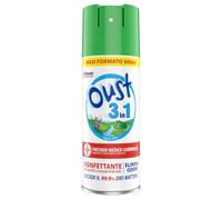 Oust 3 in 1 Disinfettante Spray Superfici e Tessuti, Open Air, 1 x 400 ml | Uccide il 99,9% dei Batteri, Elimina gli Odori di Fumo, Animali Domestici, Cibo, Bagno, Muffa e Umidita'
