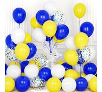 Ousuga Palloncini Blu e Gialli, 30 Pezzi 12 Pollici per Compleanni, Matrimoni, Anniversari e Baby Showers