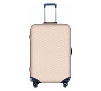 OUSXC La copertura protettiva per trolley con motivo Torre Eiffel in colori tenui è adatta per bagagli di dimensioni comprese tra 45,7 e 81,7 cm, bianco, Medium