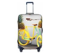 OUSXC La copertura protettiva per trolley da bici con ananas è adatta per bagagli di dimensioni comprese tra 45,7 e 81,7 cm, bianco, Large
