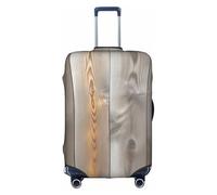 OUSXC La copertura protettiva per trolley in legno vecchio è adatta per bagagli di dimensioni comprese tra 45,7 e 81,7 cm, bianco, Small