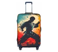 OUSXC La copertura protettiva per trolley Taekwondo è adatta per bagagli di dimensioni comprese tra 45,7 e 81,7 cm, bianco, X-Large