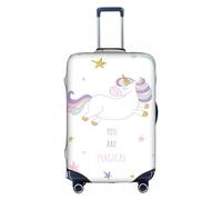 OUSXC La copertura protettiva per trolley You Are Magical è adatta per bagagli di dimensioni comprese tra 45,7 e 81,7 cm, bianco, Medium