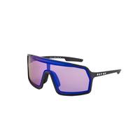 Out Of - Bot 3, occhiali da sole sportivi con lenti elettroniche IRID, Made in Italy (Black/white, Medium, IRID blue)