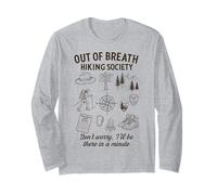 out of Breath Hiking Society “Don’t Worry, I’ll Be There” Maglia a Manica
