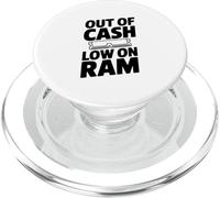 Out of Cash Basso su RAM Computer Umorismo PopSockets PopGrip per MagSafe