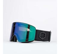 Out Of | Maschera da Sci Electra 2 Black IRID Green, Lente Fotocromatica Istantanea, Elettronica Senza Batterie, 215° di Campo Visivo