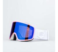 Out Of | Maschera da Sci Electra 2 White IRID Blue, Lente Fotocromatica Istantanea, Elettronica Senza Batterie, 215° di Campo Visivo
