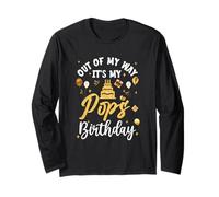 Out Of My Way It's My Pops - Corrispondenza per festa di compleanno Maglia a Manica