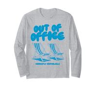 Out Of Office - Sedie a sdraio - Divertente estate Maglia a Manica