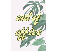 Out of Office travel journal | Blank lined journal