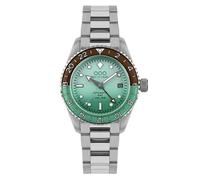 Out of Order AFTER 8 GMT Automatico Acciaio Marrone Verde Data Orologio Uomo