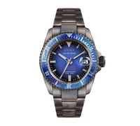 Out of Order AUTOMATICO QUARANTA Acciaio Datario Blu Vintage Orologio Unisex