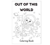 Out of Space Writing and Coloring Book
