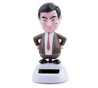 Out of the blue 57/9749 - Statuetta Mobile Mr. Bean su Base in plastica, con Pannello Solare, Circa 11 cm