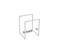 Unbekannt 61/5649 Pendolo di Newton, Metallo, Argento, 14 x 14 x 14 cm