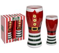 Weihnachtsmann-Santa-Claus-Biergläser-460ml-im-Geschenkkarton-2x-Pack