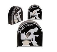 Timer per WC a clessidra da 5 minuti, orologio da bagno, gadget, regalo da uomo