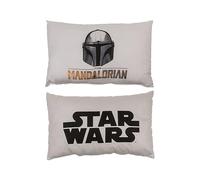 Out of the blue - Cuscino Start Wars Mandalorian 30 x 50 cm, in cotone con imbottitura in 100% poliestere, ideale per la decorazione del soggiorno