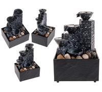 Fontana in pietra a led con pietre ornamentali USB