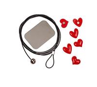 Out of the blue Lampada a sospensione in metallo, 150 cm, cuori