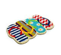 Tappetino Da Spiaggia Flip-Flop In Cocco 60x40 Cm