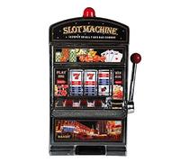 Out of the blue Salvadanaio in plastica con Campanello & LED, Slot Machine, Bunt, 24 x 38.7 x 16.6 cm