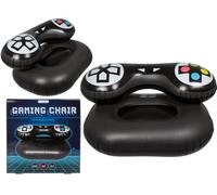 Out of the blue Sedia Gonfiabile, Game Controller, Nero, ca. 115 x 70 x 55 cm