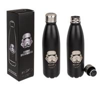 Out of the blue Stormtrooper I - Borraccia in metallo, per circa 500 ml, altezza: ca. 27 cm, in confezione regalo