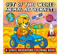 Out of This World Animal Astronauts: A Space Adventure Coloring Book: Cute critters in rockets and stars-cosmic coloring for all ages.