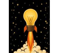 Out of this World Ideas Sketchbook: 120 pages, 8.5x11, Space-Themed Kids Notebook for Drawing, Writing, Crayon Coloring, Doodling, and Fun