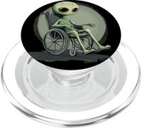 Out of This World Vibes con questo vestito alieno in sedia a rotelle PopSockets PopGrip per MagSafe