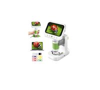 OUTACT Microscopio Portatile Bambini,4.3 Schermo IPS Microscopio Digitale 50-1000X,con 8 LED,Supporto Fotografia e Video,Giocattoli Educativi Stem da Regalo Educativo per 4-12 Anni