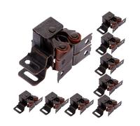 Outanaya 10 pezzi Roller Catch per Armadio e Mobili Clip Porta Alta Resistenza Chiusura Facile da Installare Materiale Durevole per Armadi