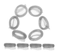 Outanaya 10pezzi Filtro Per Macchina Per Bucato in Acciaio Resistente Con Rete e Trappola Lanugine Per Tubo Di Scarico Pratico e Durevole Per Purificazione Acqua