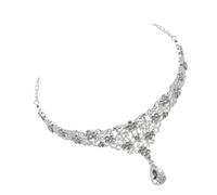 Outanaya 1Pezzi Ciondolo Frontlet Nuziale con Accessori per Sposa e Cerimonie Speciali Design Versatile per Acconciature e Bianco Unico