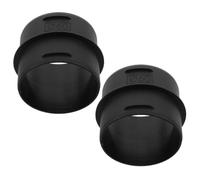 Outanaya 2 Pezzi Connettore per Tubo Riscaldatore Auto in Plastica Nera, Diametro Interno 56mm, Collegamento Diretto Stabile a Tenuta per Riscaldatori Parcheggio in Inverno