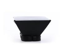 Outanaya 2 Pezzi Diffusore per Flash Portatile in Plastica Nero Funzione di Ammorbidire le Ombre per Accessori Fotografia Dslr