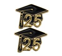 Outanaya 2 Pezzi Spilla Laurea in Leggera Spilla Cappello Laurea Esami Accessorio Unisex