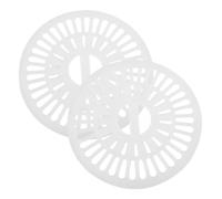 Outanaya 2 Pezzi Tappo Di Ricambio Centrifuga Lavatrice 27 Cm Copertura Di Sicurezza in Plastica Per Asciugatrice Accessorio Per Riduzione Rumore e Vibrazioni Per Elettrodomestici