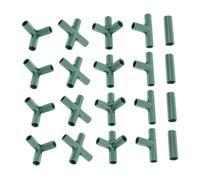 Outanaya 20 Pezzi Connettori per Serra da Giardino in Plastica ABS Giunti per Telai Supporti Resistenti e Riutilizzabili per Piante e Strutture Outdoor
