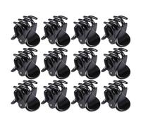 Outanaya 24pezzi Fermaglio Per Capelli Forma Di Polpo Mini Fermagli in Plastica Accessori Per Capelli Forcine Per Ragazze e Donne Design Semplice Stile Alla Moda Nero