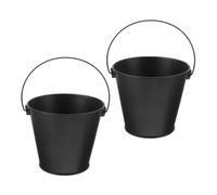 Outanaya 2pezzi Barbecue Grease Bucket Metallo Contenitore Per Per Uso Esterno Compatte Per Cucinare Senza Sprechi e Mantenere Grill Pulito