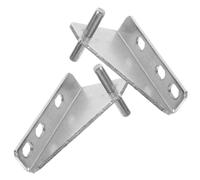 Outanaya 2pezzi Cerniera Porta Frigorifero in Acciaio Inox Con Cappuccio in Gomma Antirumore Ricambio Per Freezer Cucina e Locale Commerciale Facile Installazione Resistente Alla Ruggine