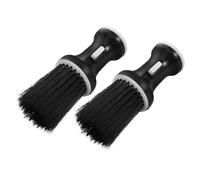 Outanaya 2pezzi Spazzola Da Barbiere Per Pulizia Rapida Dei Capelli Setole Delicate Applicazione Di Talco Per Corpo Pulizia Di Precisione Intorno Alla Frangia Collo Comoda Portabilità