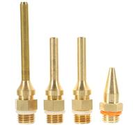 Outanaya 4 pezzi Ugello per Colla Caldo in Rame con Palla Antigoccia con Tubo Esteso per Progetti Te Riparazioni e Decorazioni Accessorio Sostitutivo Resistente e Versatile Colore Casuale