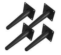 Outanaya 4pezzi Gambe Per Tavoli in Metallo Coniche Robuste Per Sostegno Stabile Per Mobili Tavoli Da Pranzo e Scrivanie Facile Da Installare