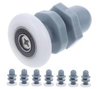 Outanaya 8pezzi Ruote Per Porta Doccia Scorrevole in Vetro Puleggia Circolare Arc Per Porte Da Bagno Design Vecchio Stile Per Uso Durevole e Pratico